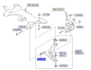 جلدة مقص سفلي