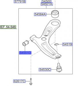 جلدة مقص سفلي