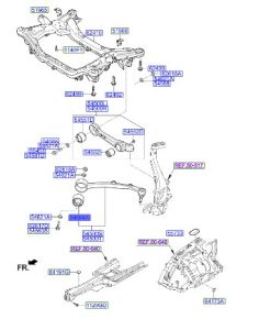 جلدة مقص سفلي