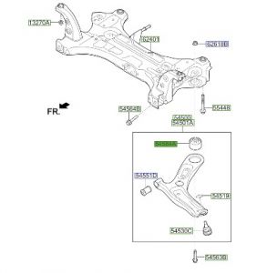 جلدة مقص سفلي