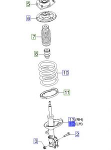 مساعد أمامي يسار
