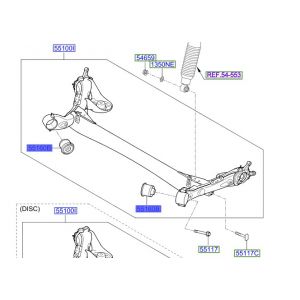 جلدة مقص خلفي