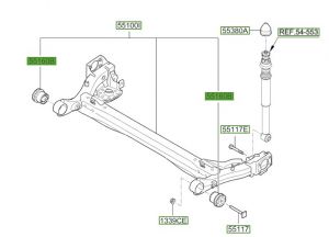 جلدة مقص خلفي
