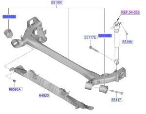 جلدة مقص خلفي