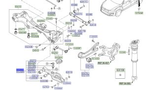 مقص خلفي سفلي يسار