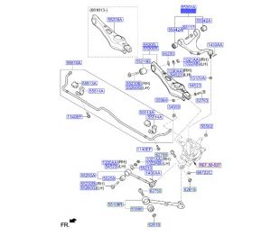 مقص خلفي علوي يسار