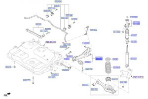 ذراع توازن خلفي يسار