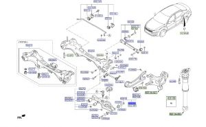 ذراع توازن خلفي يسار