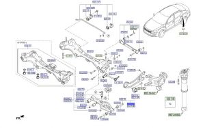 ذراع توازن خلفي يسار