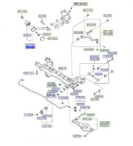 ذراع توازن خلفي يسار