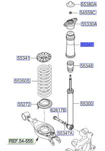 غطاء غبار مساعد خلفي