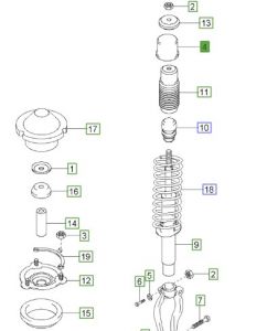غطاء مساعد خلفي