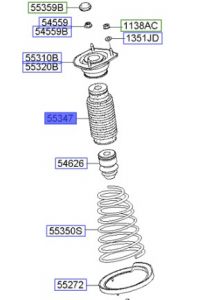 غطاء غبار مساعد خلفي