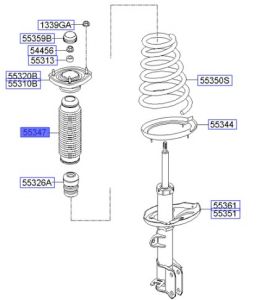غطاء غبار مساعد خلفي