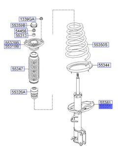 مساعد خلفي يسار