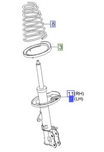 مساعد خلفي يسار