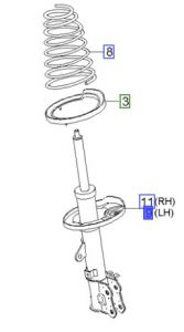 مساعد خلفي يسار