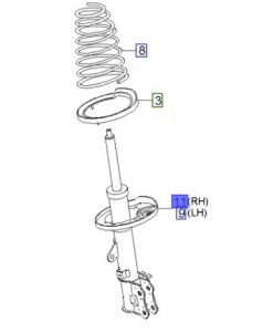 مساعد خلفي يمين