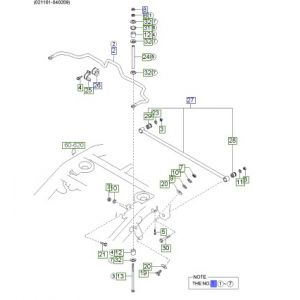 عامود توازن خلفي