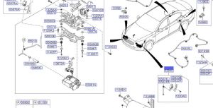 حساس ارتفاع المركبة الأمامي يسار