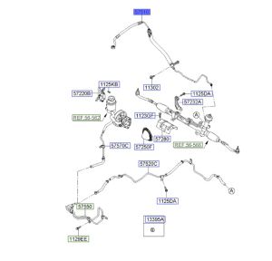 خرطوم زيت الدركسون ضغط عالي
