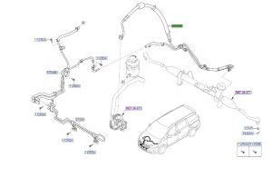خرطوم زيت الدركسون ضغط عالي