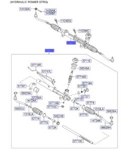 علبة دركسون سفلية مع دودة الدركسون