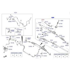 علبة دركسون سفلية مع دودة الدركسون