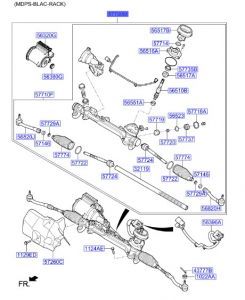 علبة دركسون كهربائية سفلية مع دودة الدركسون