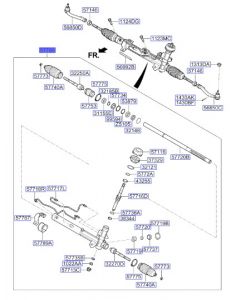 علبة دركسون سفلية مع دودة الدركسون