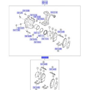 فحمات فرامل أمامية