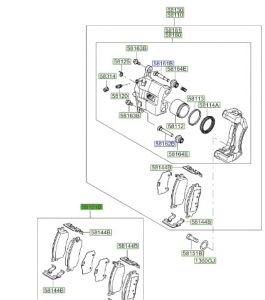 فحمات فرامل أمامية