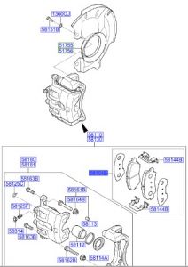 فحمات فرامل أمامية