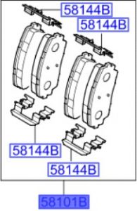 فحمات فرامل أمامية
