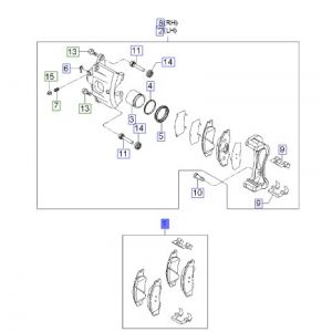 فحمات فرامل أمامية