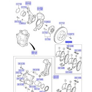 فحمات فرامل أمامية