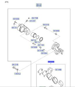 فحمات فرامل أمامية