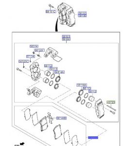 فحمات فرامل أمامية
