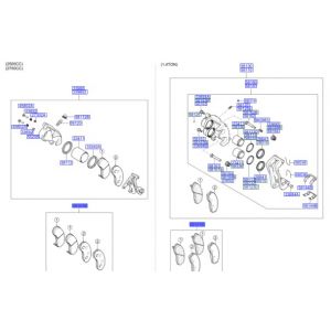 فحمات فرامل أمامية