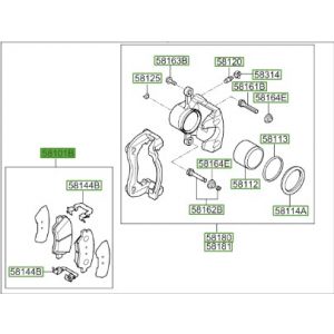 فحمات فرامل أمامية