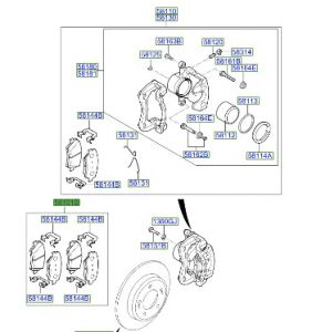 فحمات فرامل أمامية