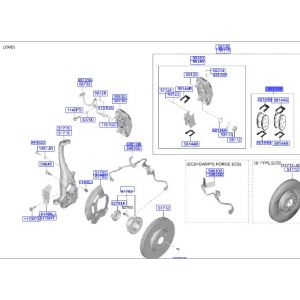 فحمات فرامل أمامية