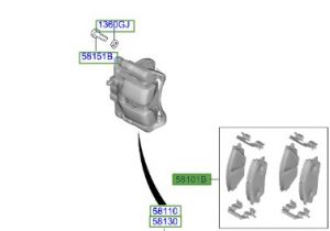 فحمات فرامل أمامية