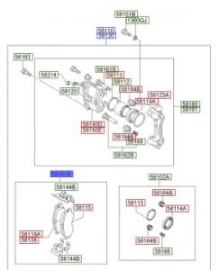 فحمات فرامل أمامية