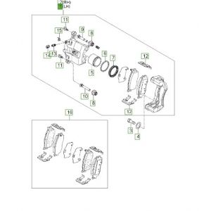 كليبر فرامل أمامي يسار