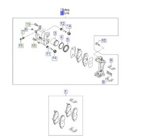 كليبر فرامل أمامي يسار
