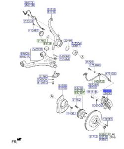 كليبر فرامل أمامي يسار