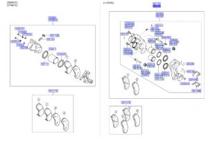 كليبر فرامل أمامي يسار