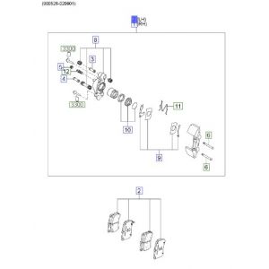 طقم كليبر فرامل يسار