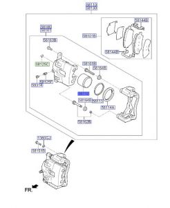بستم فرامل أمامية